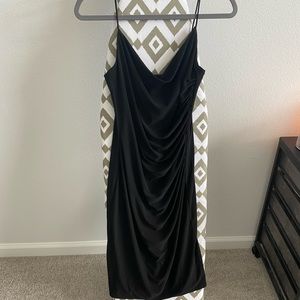 Black Strappy Cocktail Dress
